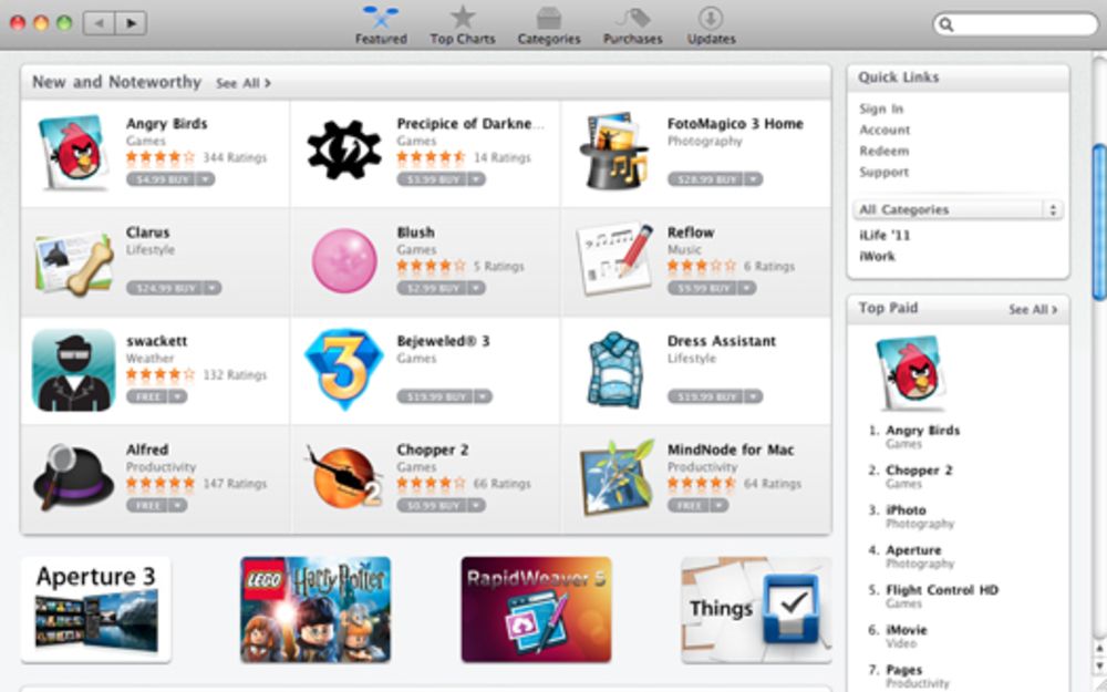 How to acces app store for mac